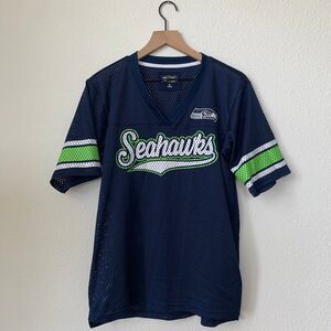 NFL Seahawks Womens Full Mesh Jersey Medium